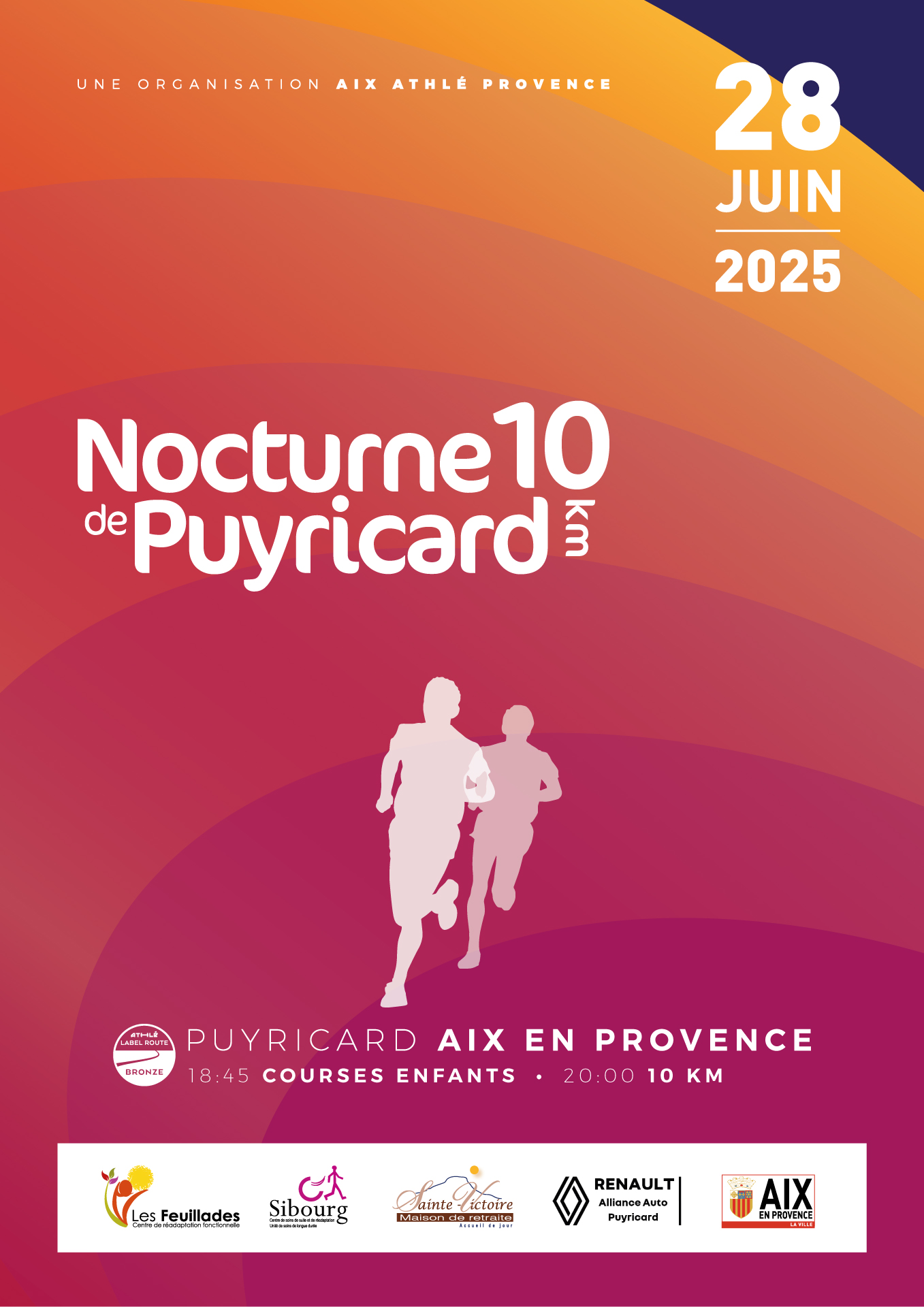 Affiche semi marathon 2025